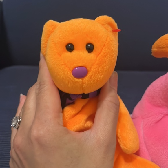 Harry Potter TY beanie baby Neon collectible ghost Bear pink flamingo - Picture 10 of 13